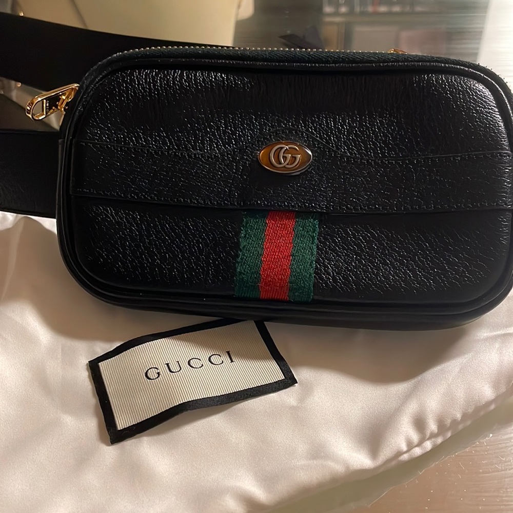 Gucci Ophidia belt bag (black)